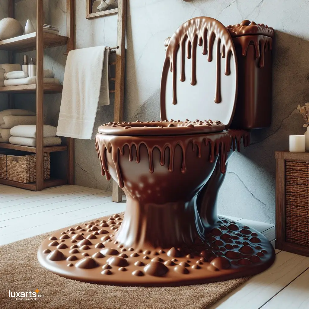 Indulge in Luxury: Elevate Your Bathroom with a Chocolate Inspired Toilet luxarts socola toilet 9