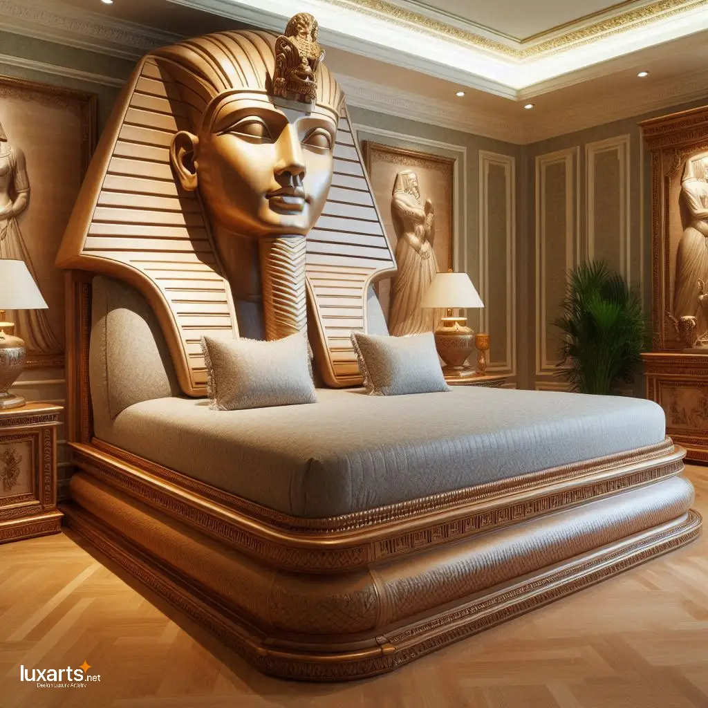 Sphinx Shaped Bed: Luxurious Comfort Inspired by Ancient Egypt luxarts sphinx beds 1