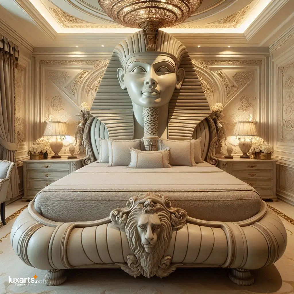 Sphinx Shaped Bed: Luxurious Comfort Inspired by Ancient Egypt luxarts sphinx beds 10