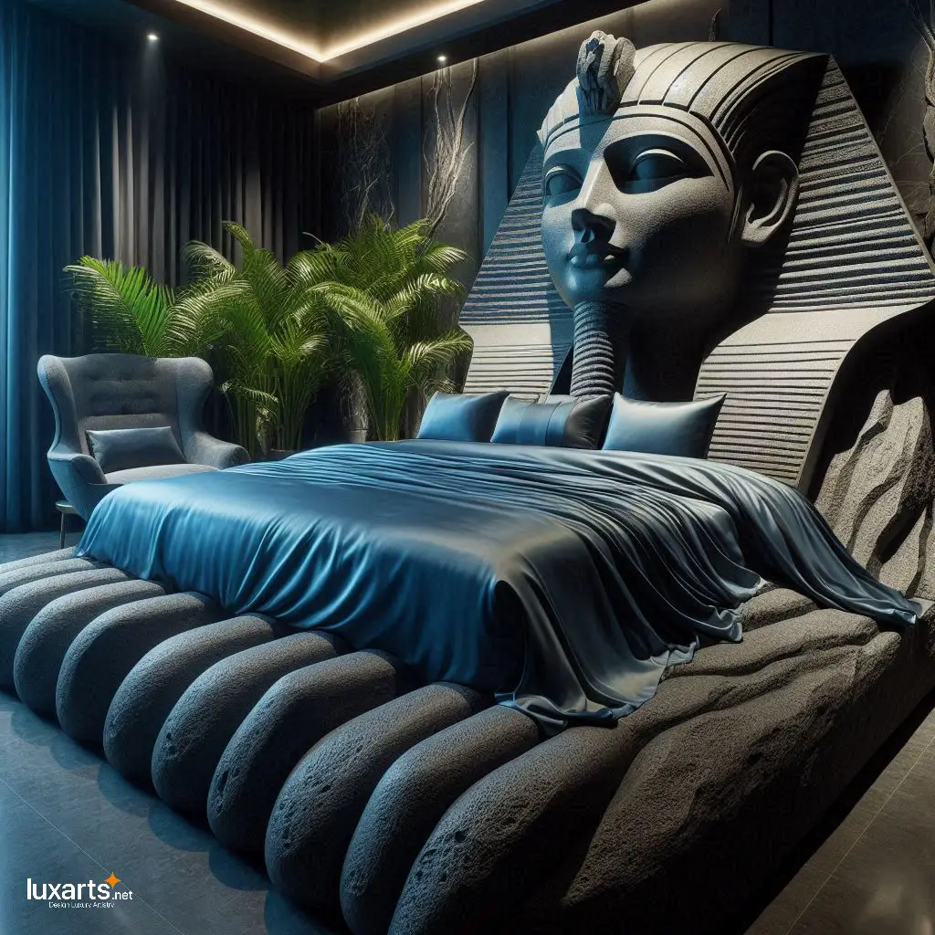 Sphinx Shaped Bed: Luxurious Comfort Inspired by Ancient Egypt luxarts sphinx beds 3