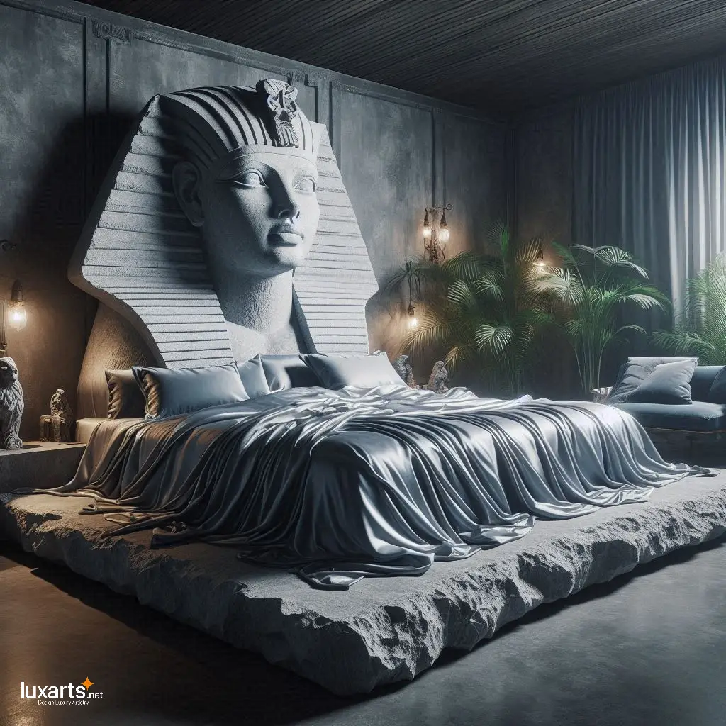 Sphinx Shaped Bed: Luxurious Comfort Inspired by Ancient Egypt luxarts sphinx beds 4