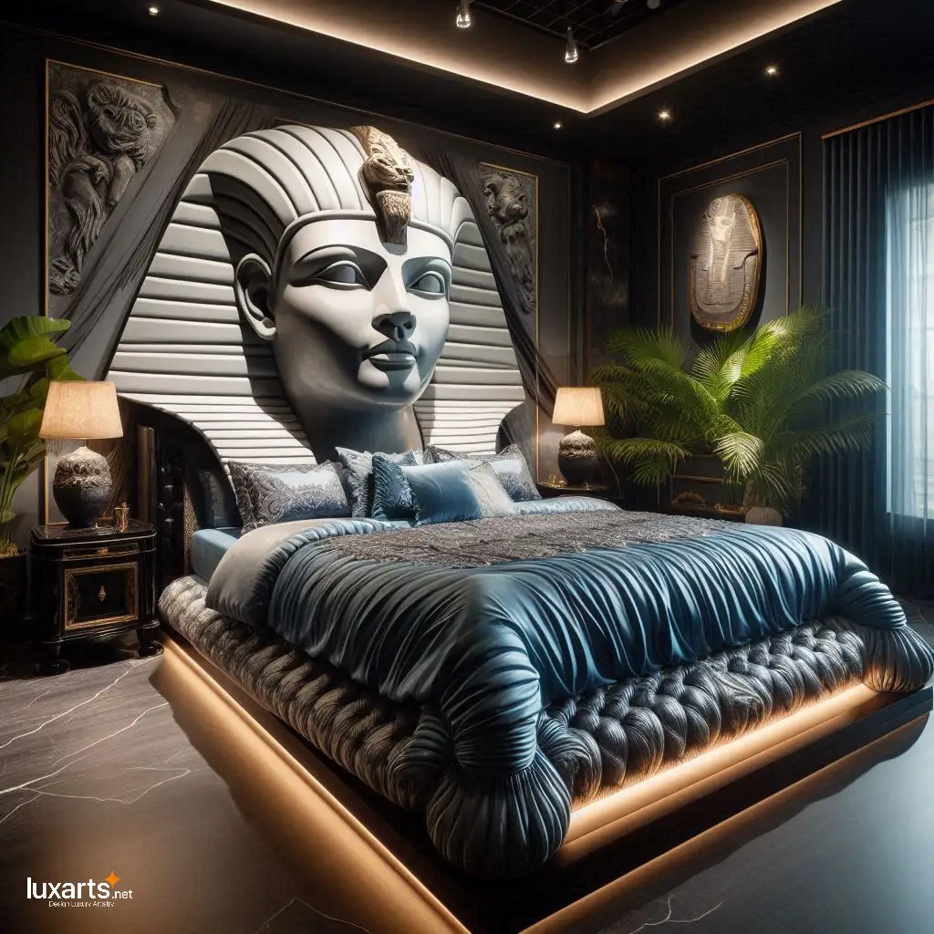 Sphinx Shaped Bed: Luxurious Comfort Inspired by Ancient Egypt luxarts sphinx beds 5