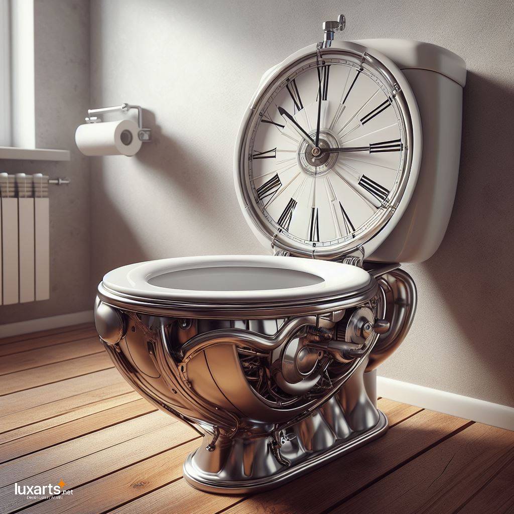 Timeless Convenience: The Stopwatch Shaped Toilet luxarts stopwatch toilet 10