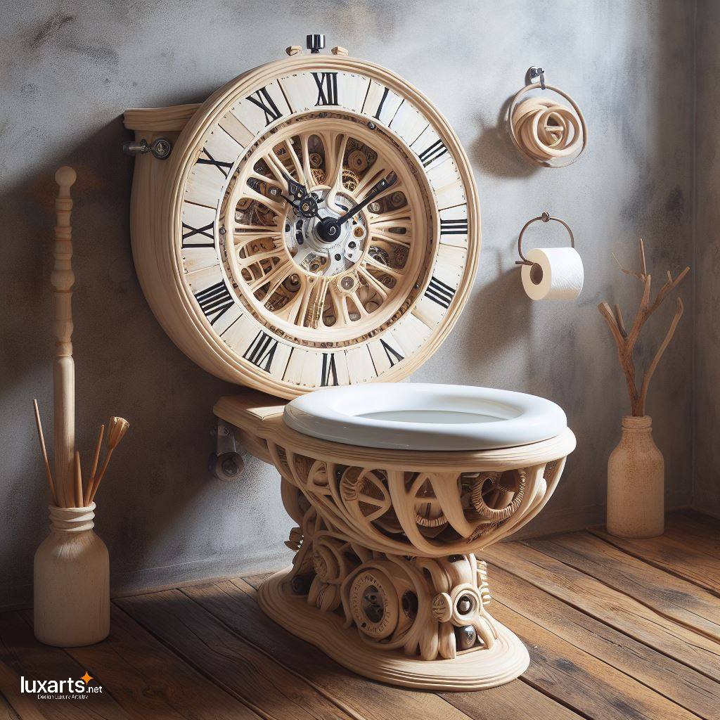 Timeless Convenience: The Stopwatch Shaped Toilet luxarts stopwatch toilet 5