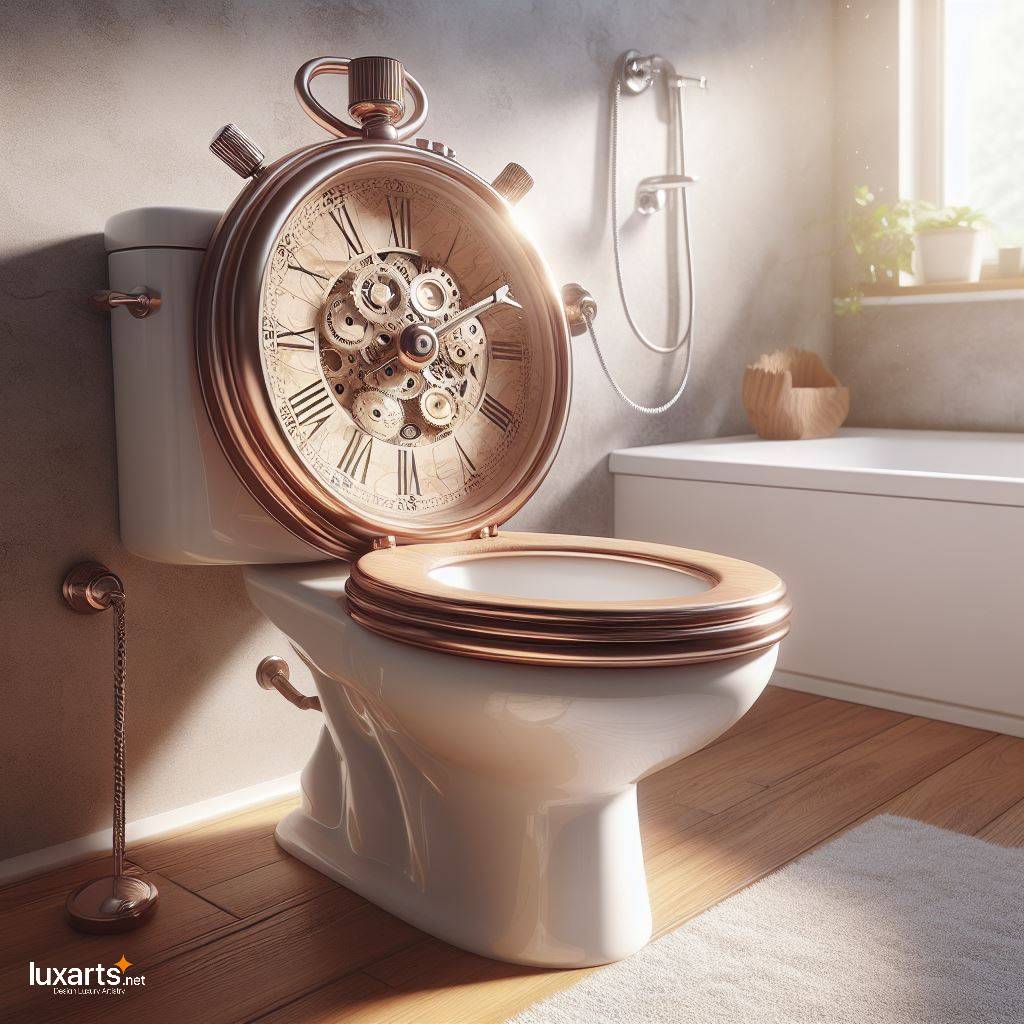 Timeless Convenience: The Stopwatch Shaped Toilet luxarts stopwatch toilet 6