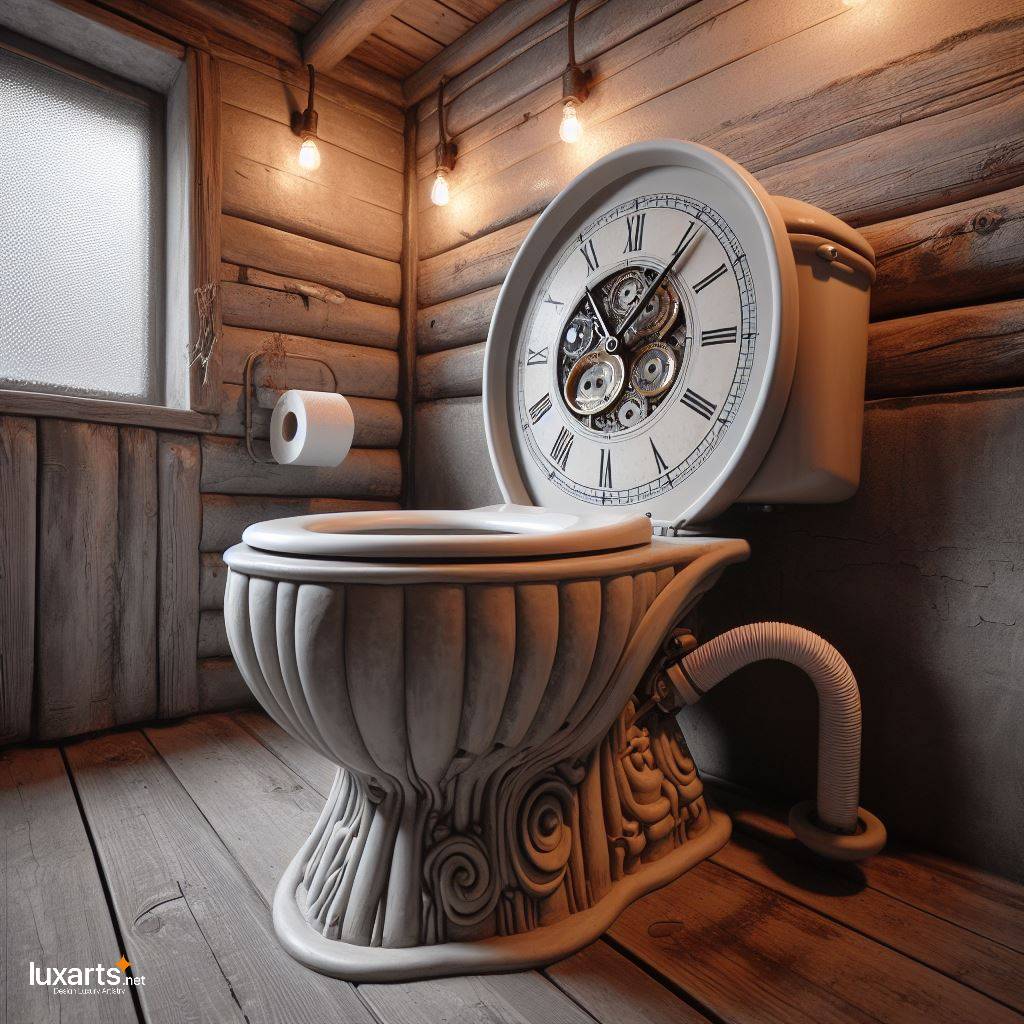 Timeless Convenience: The Stopwatch Shaped Toilet luxarts stopwatch toilet 7