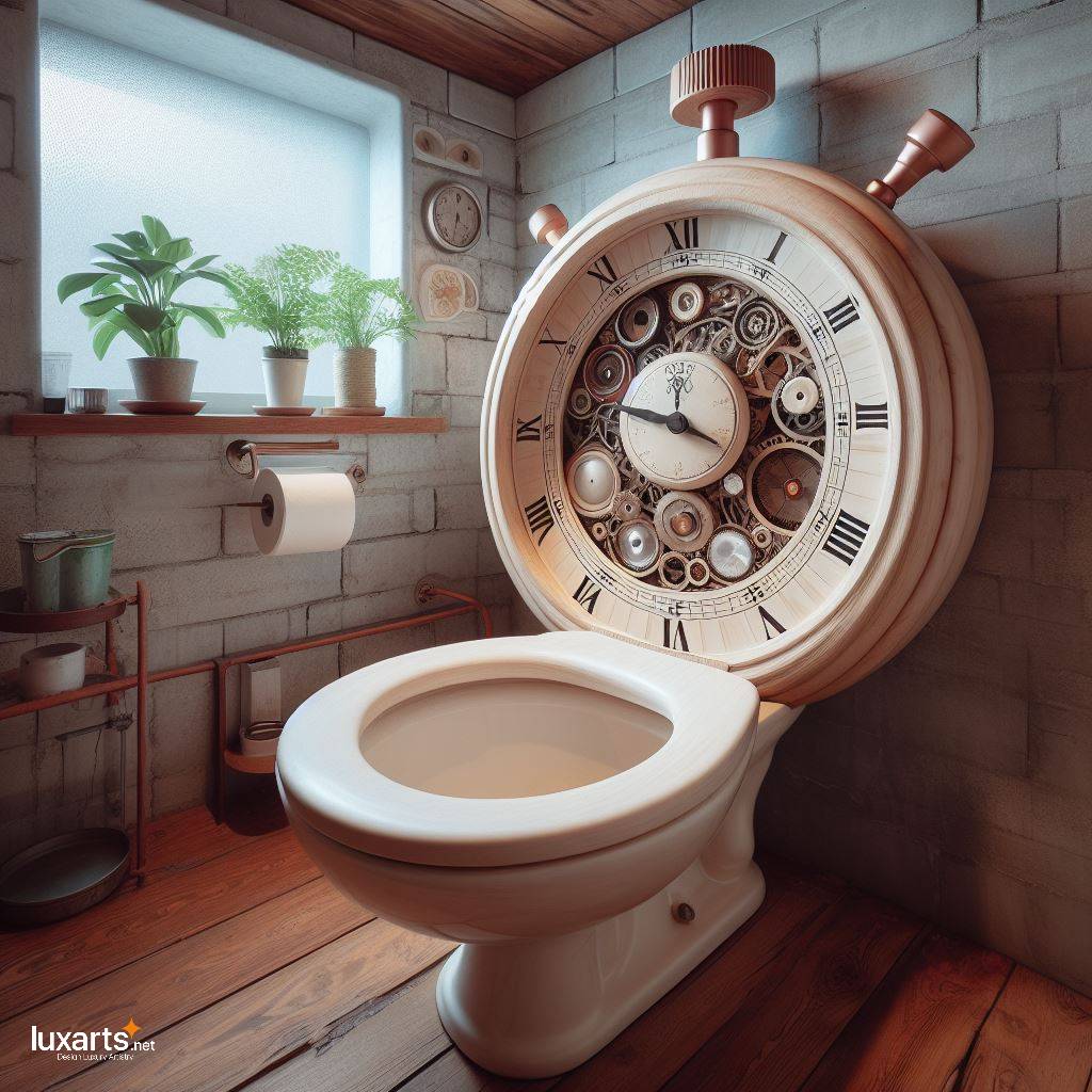 Timeless Convenience: The Stopwatch Shaped Toilet luxarts stopwatch toilet 8