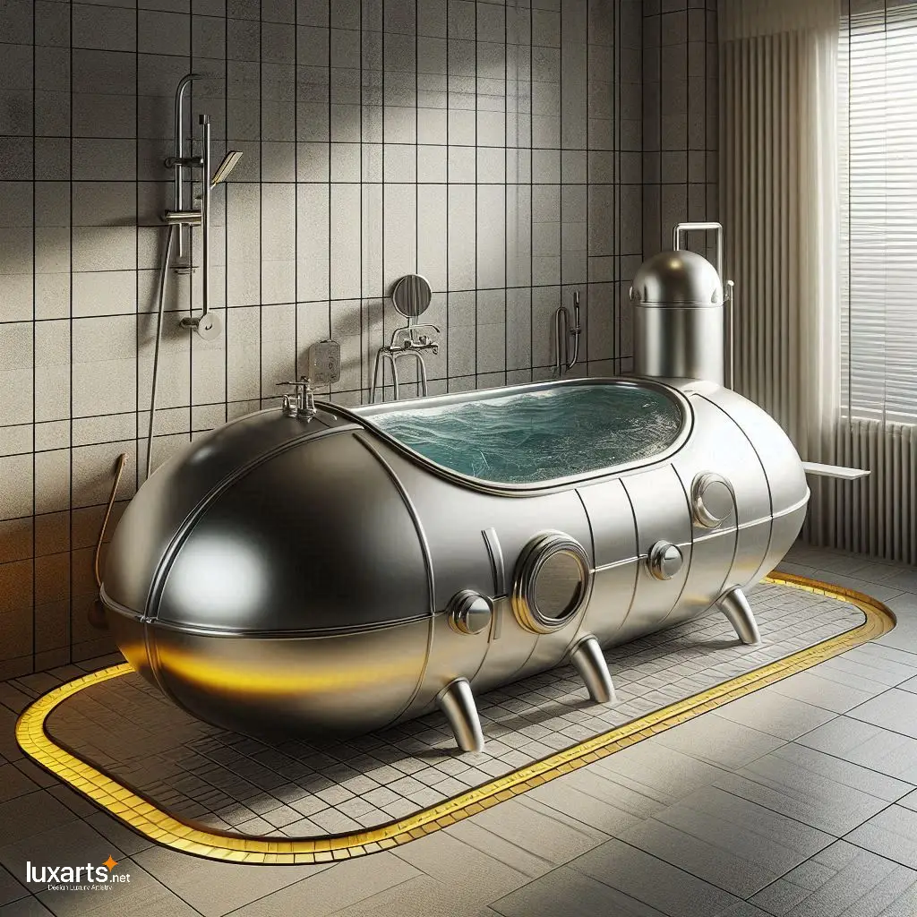 Submarine Bathtubs: Dive into Luxury with Unique Bathing Experiences luxarts submarine bathtubs 1