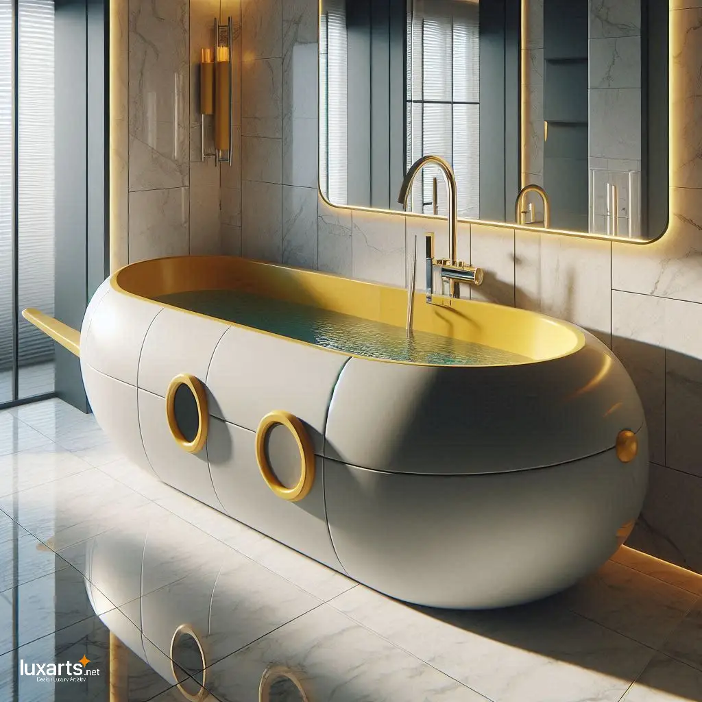 Submarine Bathtubs: Dive into Luxury with Unique Bathing Experiences luxarts submarine bathtubs 3