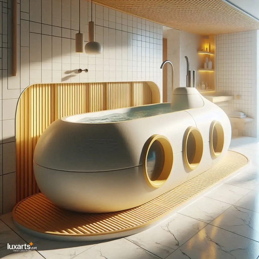 Submarine Bathtubs: Dive into Luxury with Unique Bathing Experiences luxarts submarine bathtubs 4