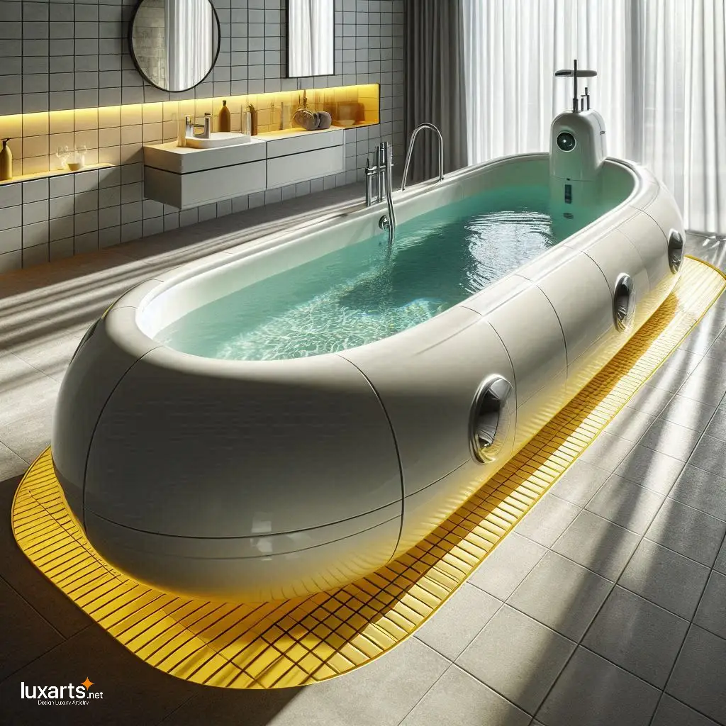 Submarine Bathtubs: Dive into Luxury with Unique Bathing Experiences luxarts submarine bathtubs 6