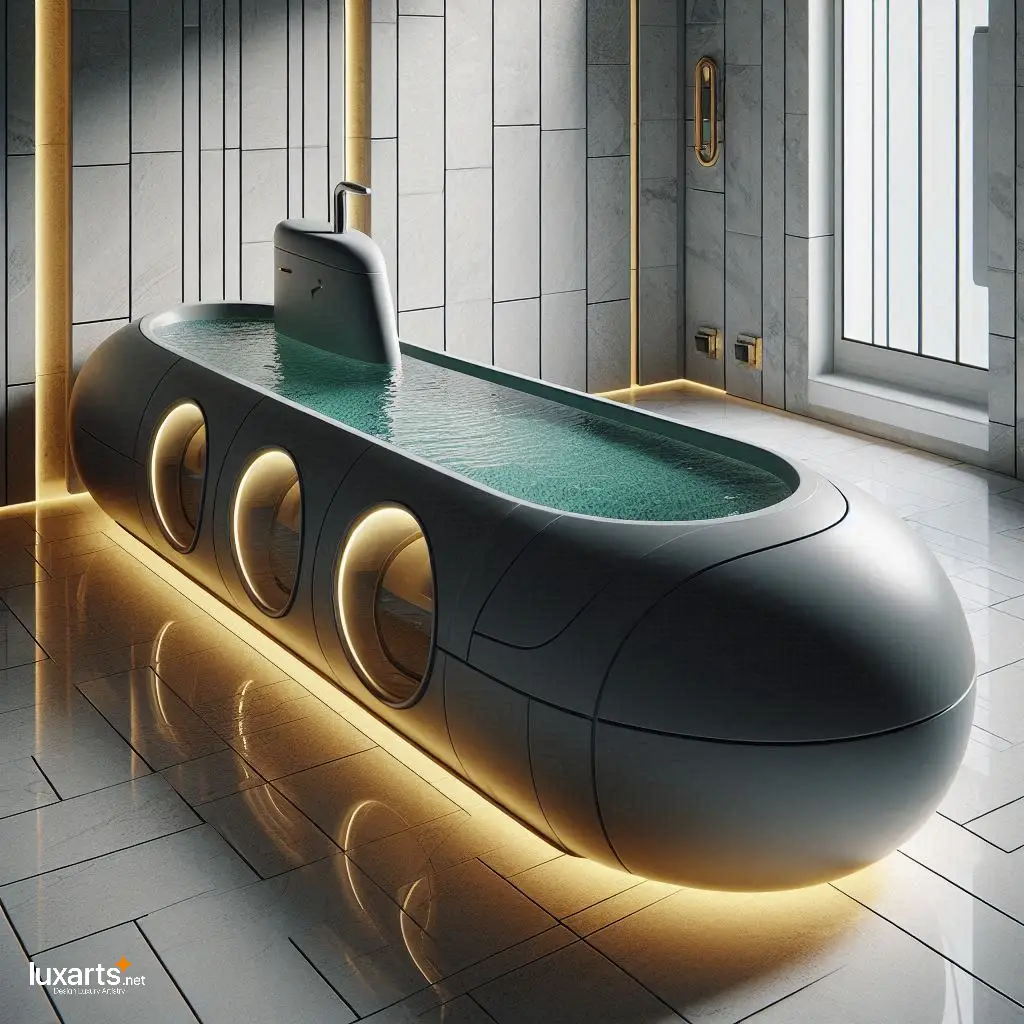 Submarine Bathtubs: Dive into Luxury with Unique Bathing Experiences luxarts submarine bathtubs 8