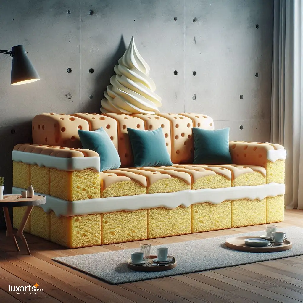 Sweet Seating: Swiss Sponge Cake Sofa for Whimsical Living Spaces luxarts swiss sponge cake sofa 11