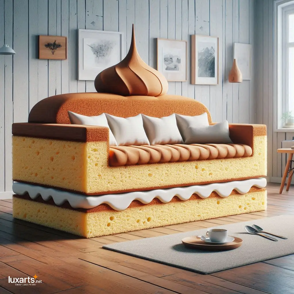 Sweet Seating: Swiss Sponge Cake Sofa for Whimsical Living Spaces luxarts swiss sponge cake sofa 2