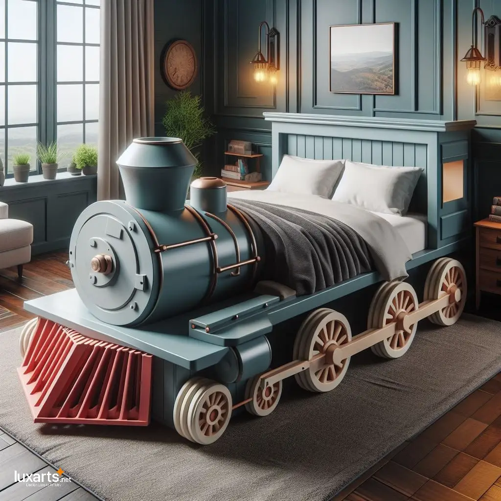 Train Kid Beds: Explore Dreamworlds in Sleepy Adventures luxarts train kid bed 1