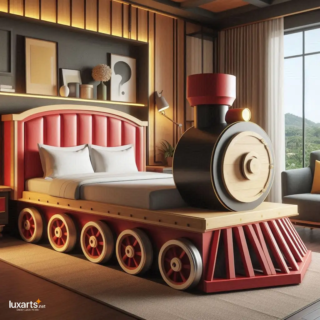 Train Kid Beds: Explore Dreamworlds in Sleepy Adventures luxarts train kid bed 3