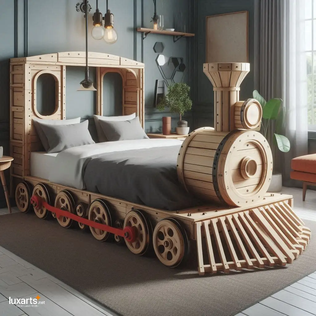Train Kid Beds: Explore Dreamworlds in Sleepy Adventures luxarts train kid bed 8