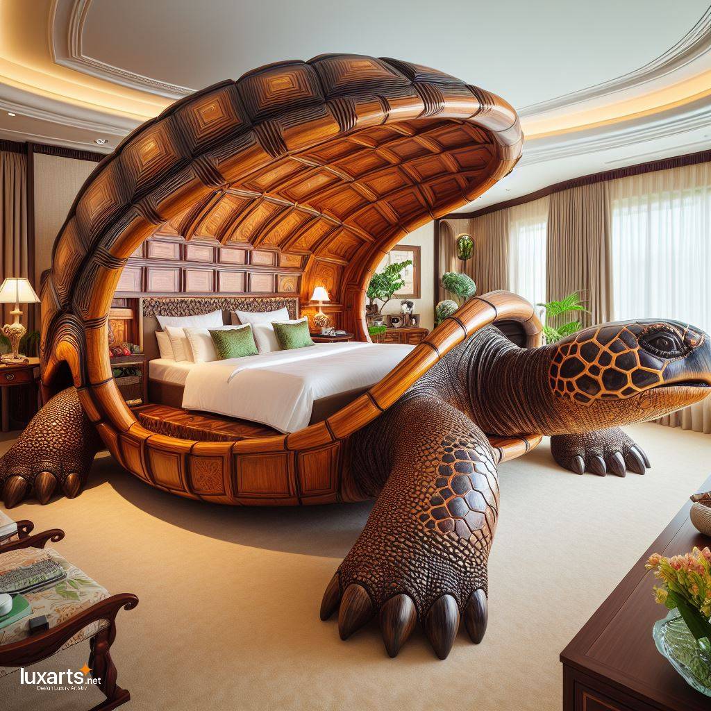 Turtle-Shaped Beds: Transform Your Bedroom with Whimsical Charm luxarts turtle shaped beds 2