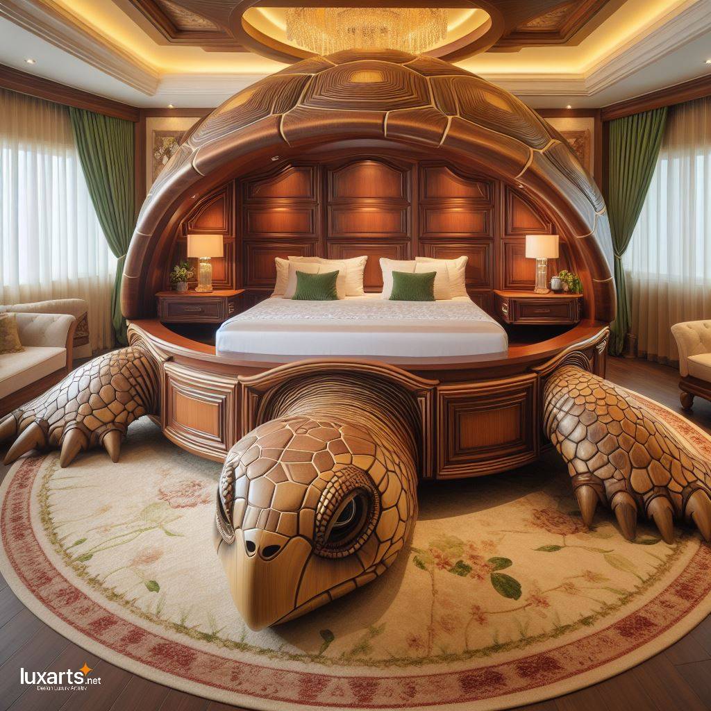 Turtle-Shaped Beds: Transform Your Bedroom with Whimsical Charm luxarts turtle shaped beds 3