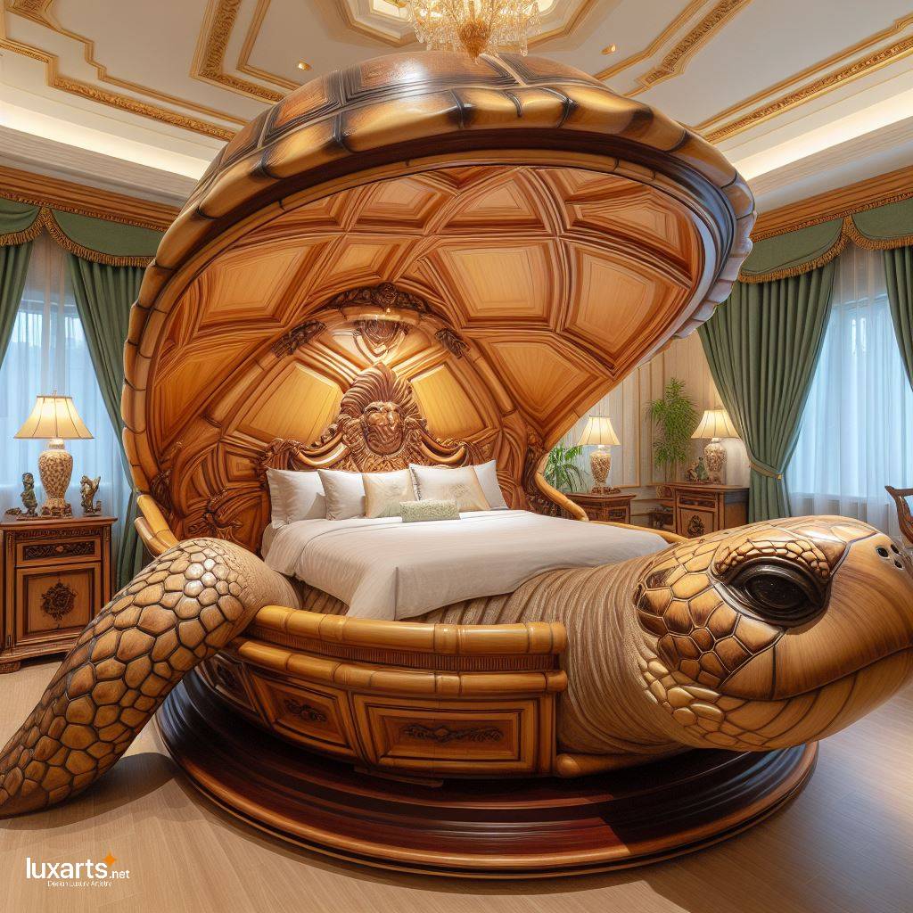 Turtle-Shaped Beds: Transform Your Bedroom with Whimsical Charm luxarts turtle shaped beds 4