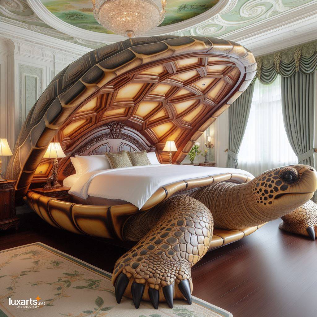 Turtle-Shaped Beds: Transform Your Bedroom with Whimsical Charm luxarts turtle shaped beds 7