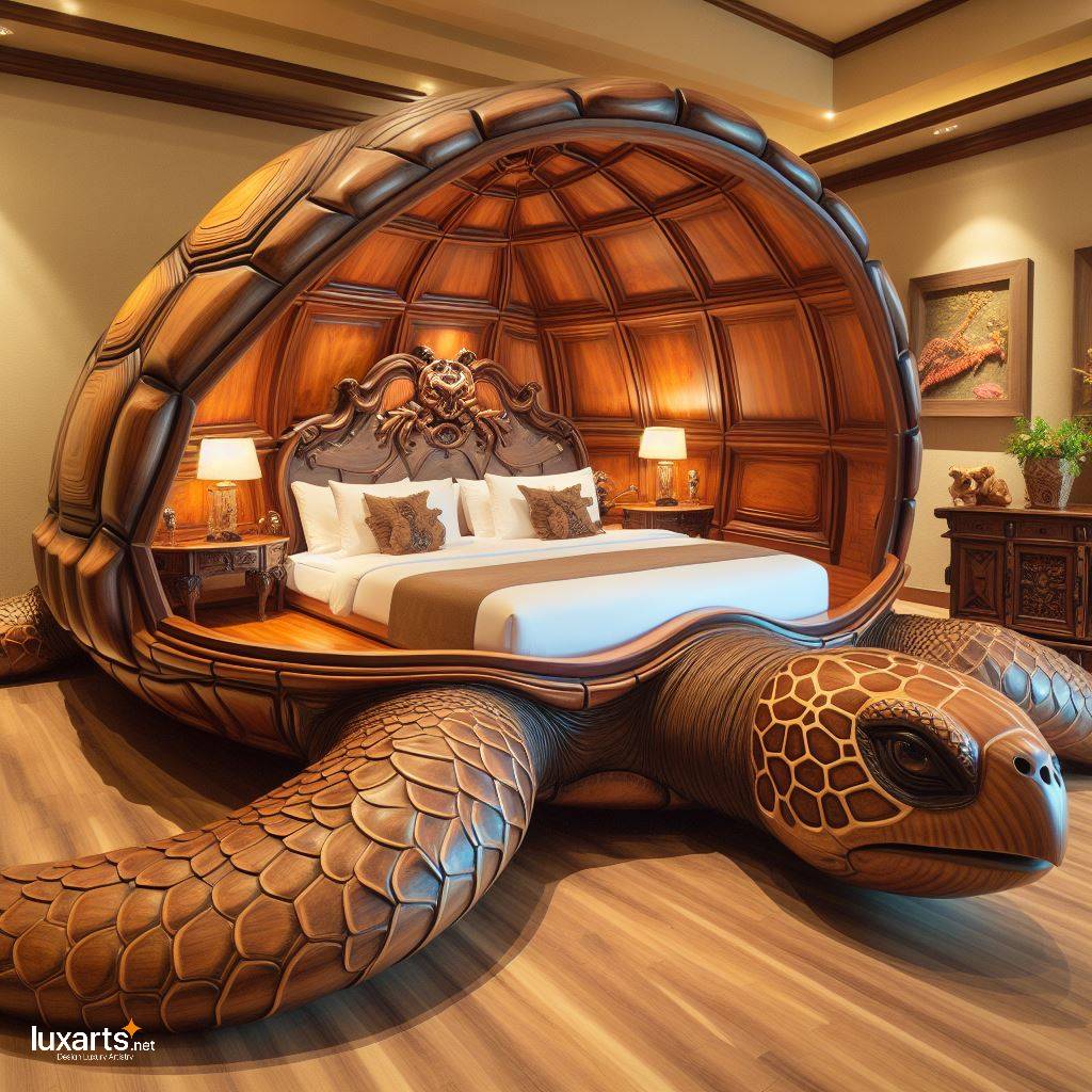 Turtle-Shaped Beds: Transform Your Bedroom with Whimsical Charm luxarts turtle shaped beds 9