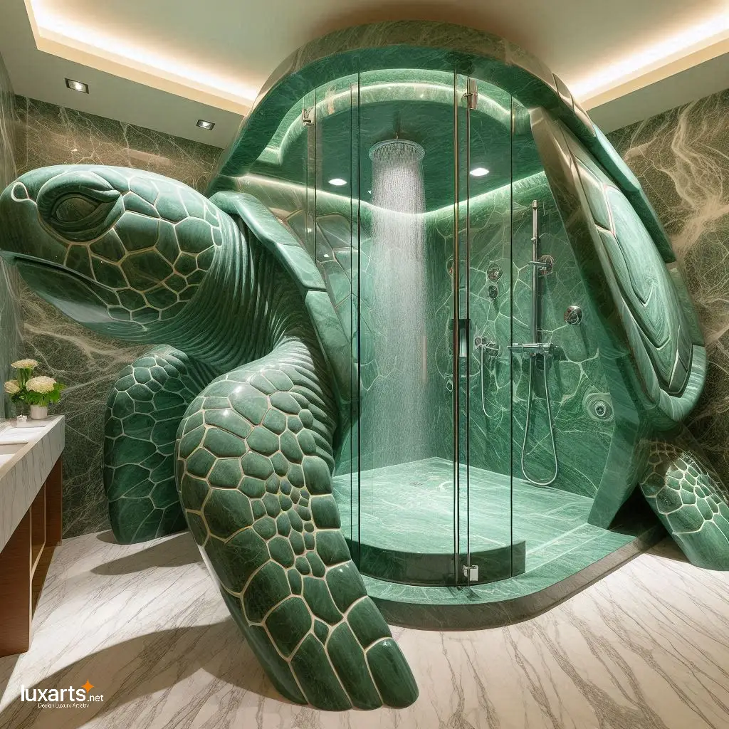 Turtle Shower Stalls: Step into Serenity with Unique Bathroom Design luxarts turtle shower stalls 10