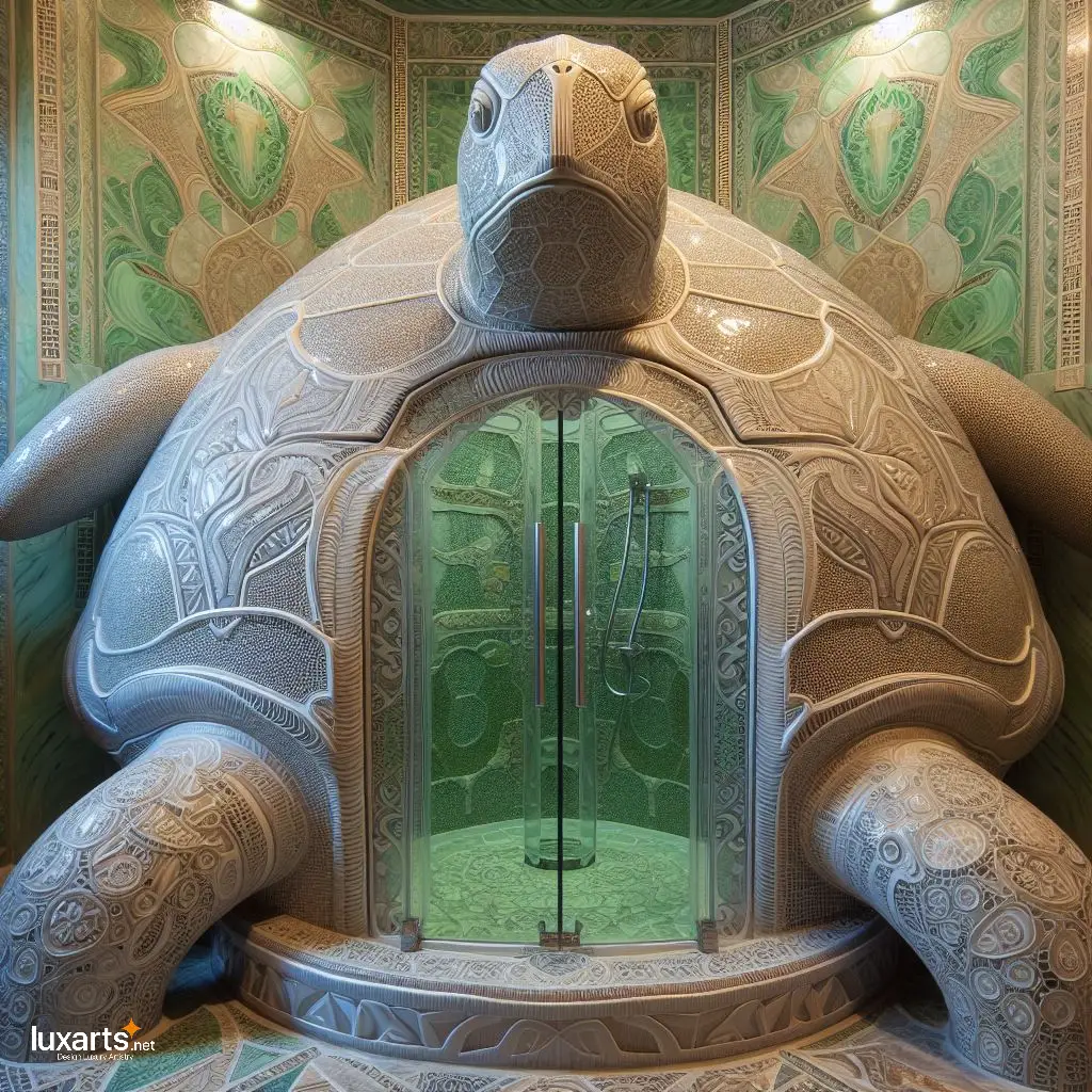 Turtle Shower Stalls: Step into Serenity with Unique Bathroom Design luxarts turtle shower stalls 4
