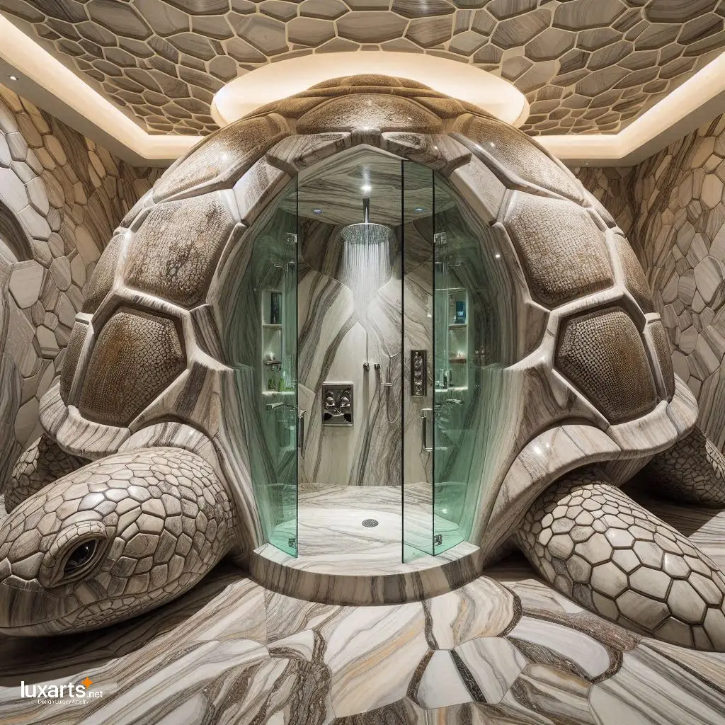Turtle Shower Stalls: Step into Serenity with Unique Bathroom Design luxarts turtle shower stalls 9