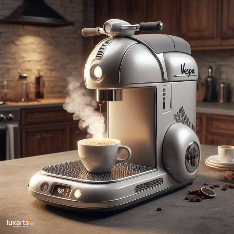 Vespa Shaped Coffee Maker: Riding in Style with Your Morning Brew - LuxArts