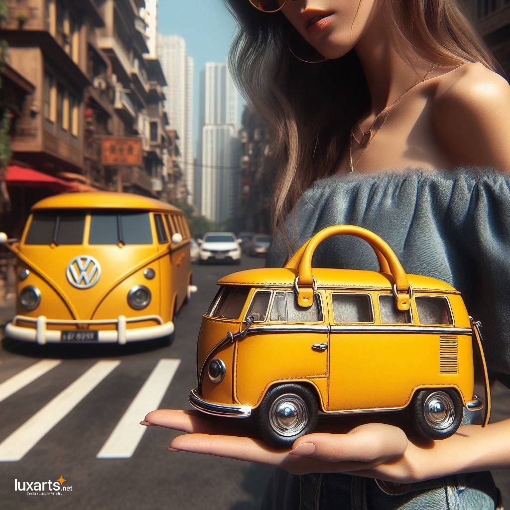 Volkswagen Bus Shaped Handbag: Vintage Charm Meets Contemporary Style luxarts volkswagen bus handbag 10