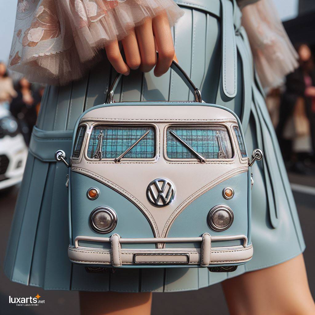 Volkswagen Bus Shaped Handbag: Vintage Charm Meets Contemporary Style luxarts volkswagen bus handbag 12