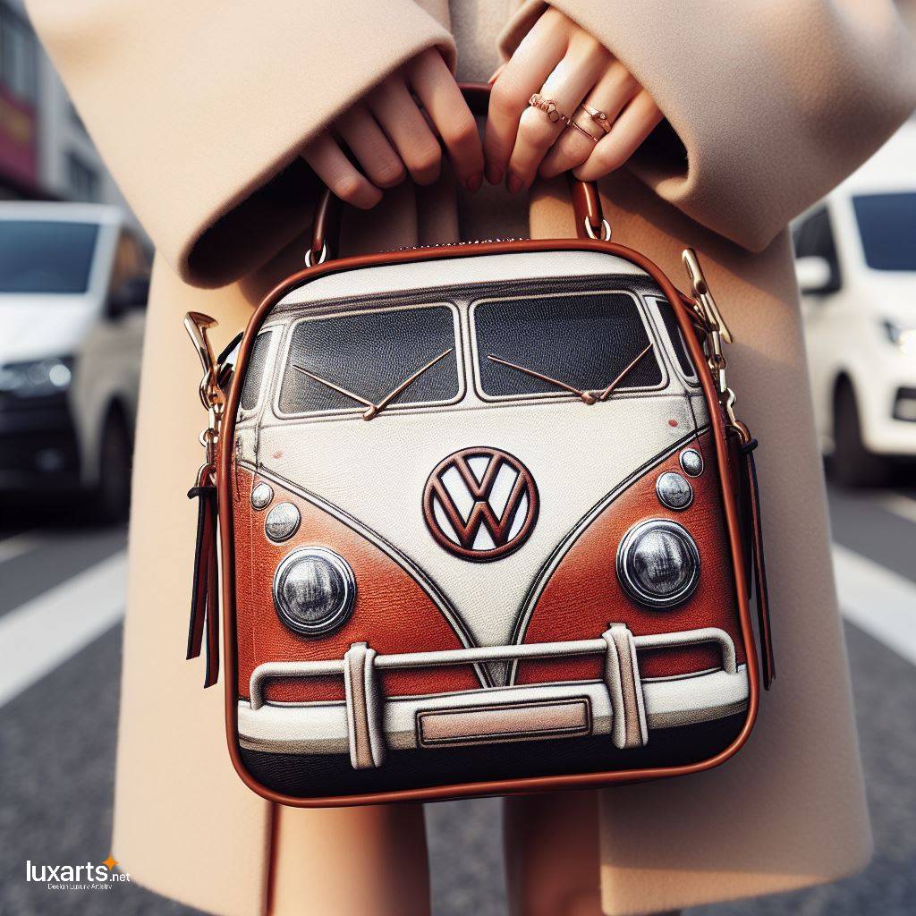 Volkswagen Bus Shaped Handbag: Vintage Charm Meets Contemporary Style luxarts volkswagen bus handbag 16