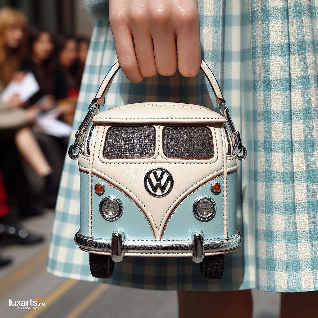 Volkswagen Bus Shaped Handbag: Vintage Charm Meets Contemporary Style luxarts volkswagen bus handbag 19