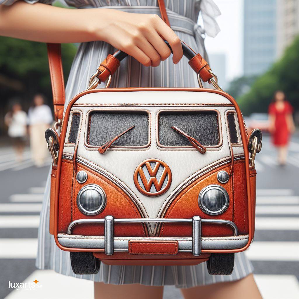 Volkswagen Bus Shaped Handbag: Vintage Charm Meets Contemporary Style luxarts volkswagen bus handbag 2