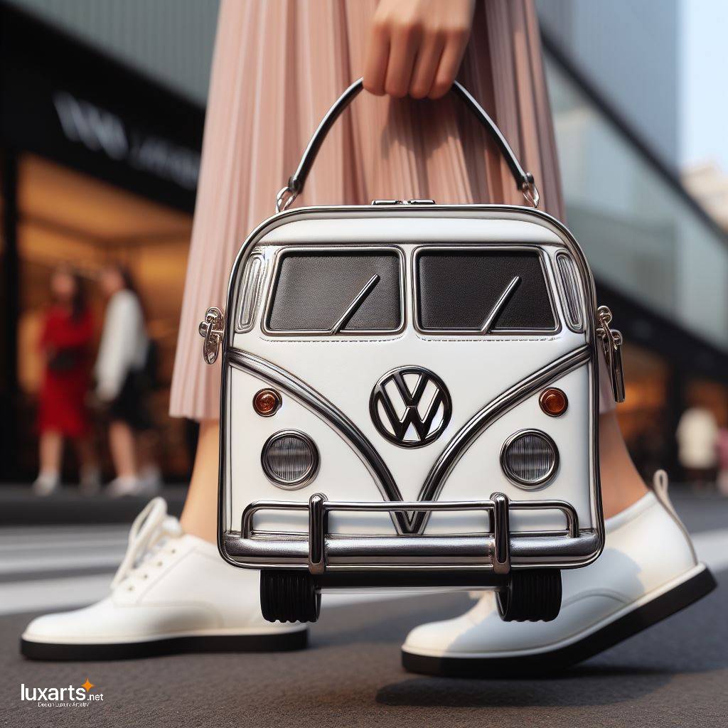 Volkswagen Bus Shaped Handbag: Vintage Charm Meets Contemporary Style luxarts volkswagen bus handbag 3