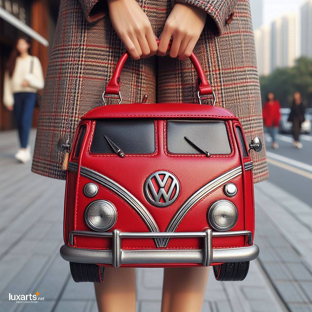 Volkswagen Bus Shaped Handbag: Vintage Charm Meets Contemporary Style luxarts volkswagen bus handbag 4