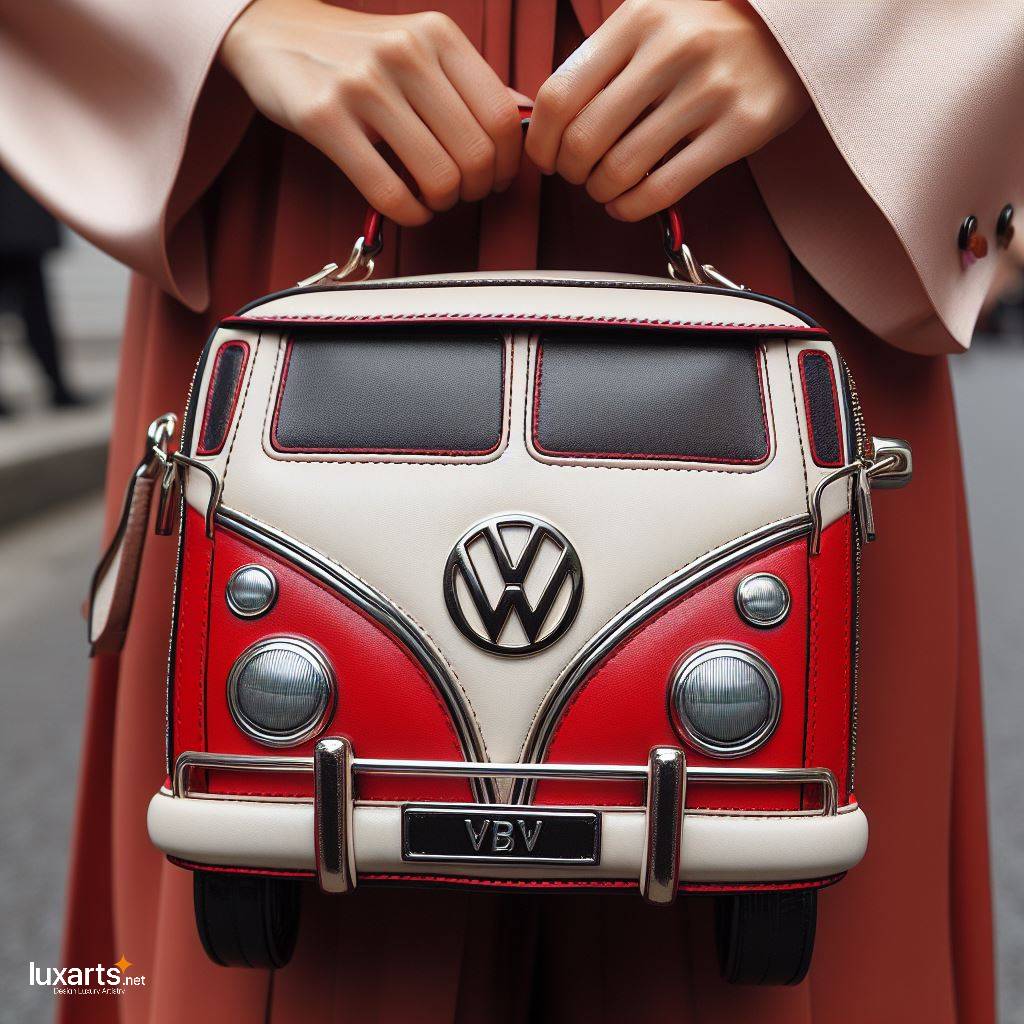 Volkswagen Bus Shaped Handbag: Vintage Charm Meets Contemporary Style luxarts volkswagen bus handbag 6