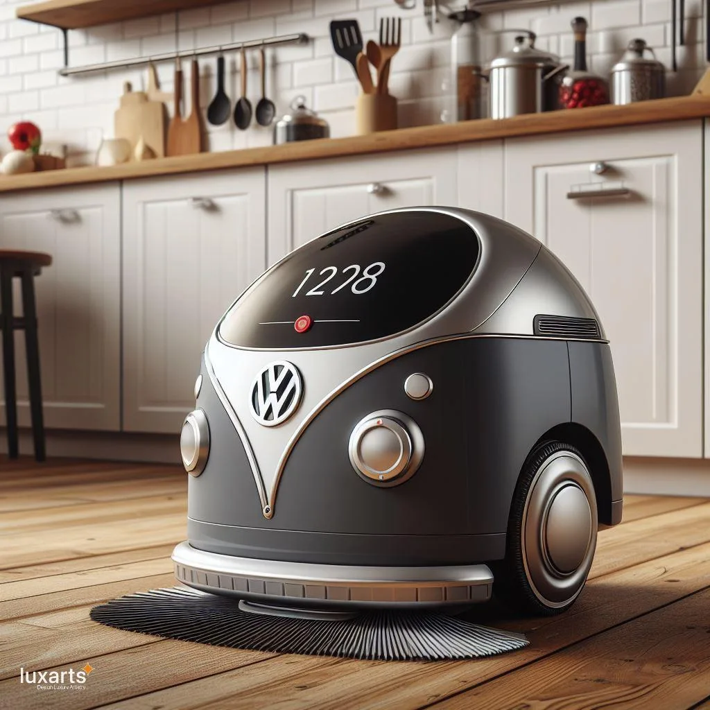 Clean in Style: Volkswagen Bus-Inspired Robot Vacuum & Mop for Effortless Cleaning luxarts volkswagen bus inspired robot vacuum mop 0 jpg