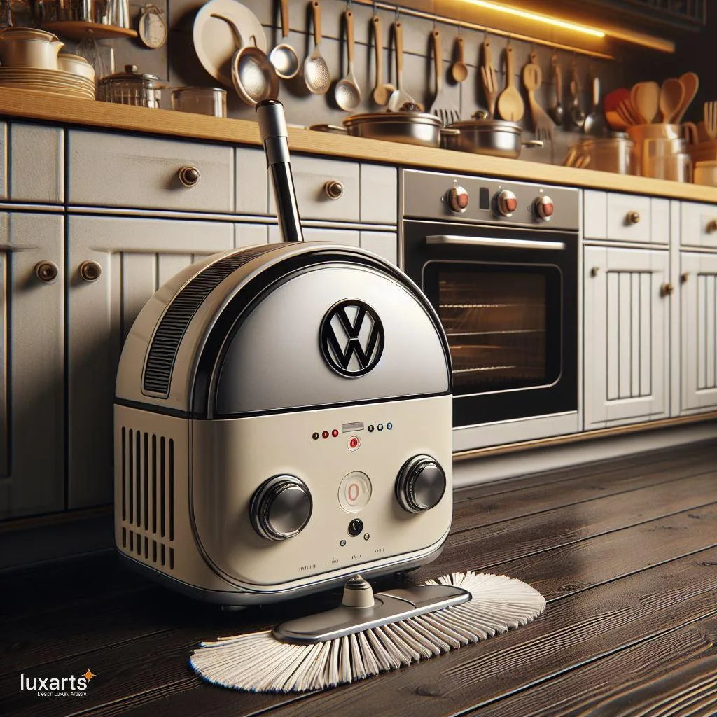 Clean in Style: Volkswagen Bus-Inspired Robot Vacuum & Mop for Effortless Cleaning luxarts volkswagen bus inspired robot vacuum mop 19 jpg