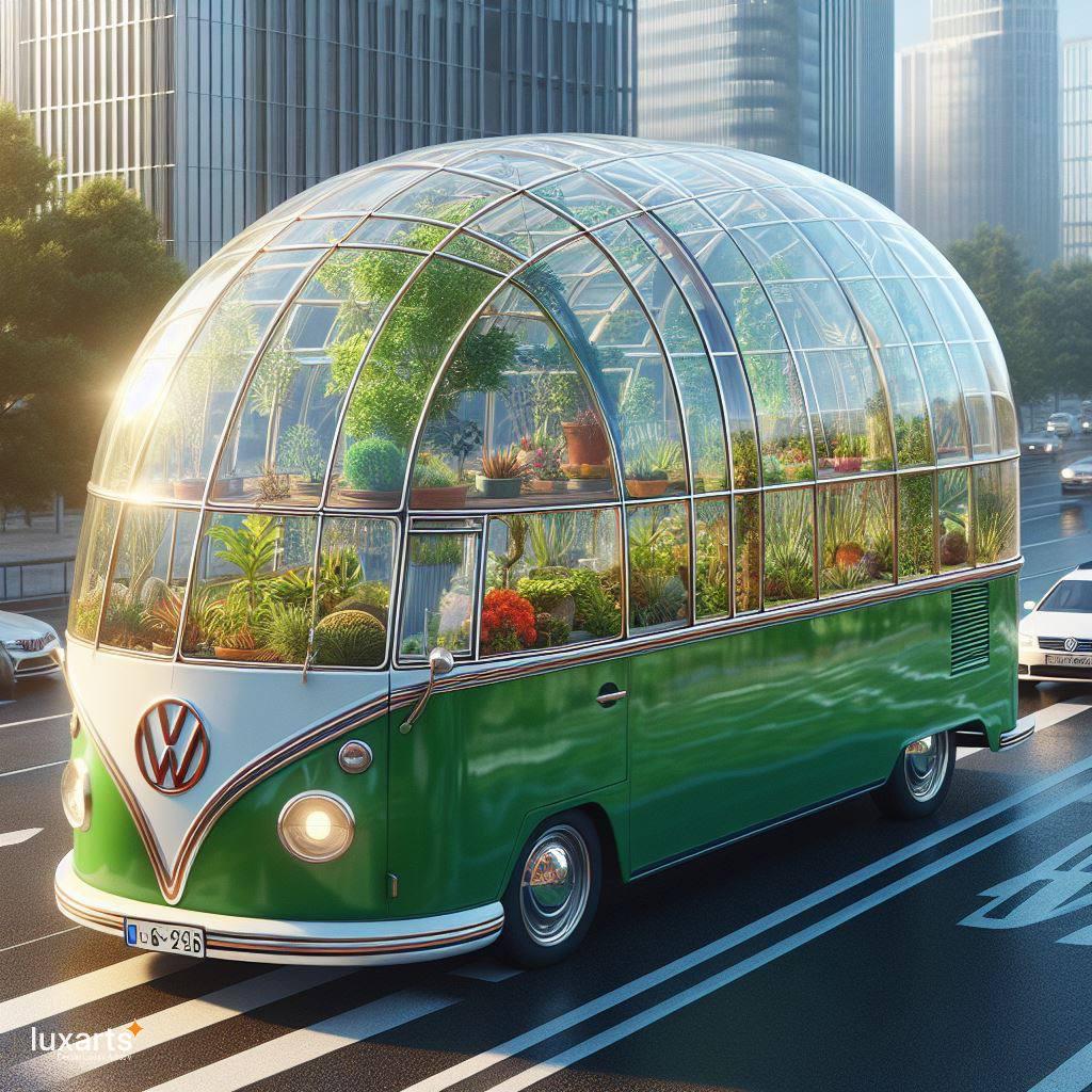 Rollin' Green: Volkswagen Bus Mobile Greenhouses for Sustainable Living luxarts volkswagen bus mobile greenhouses 0