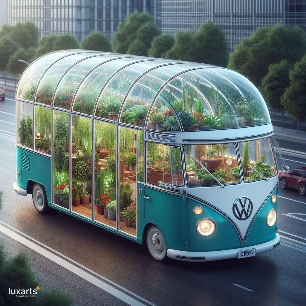 Rollin' Green: Volkswagen Bus Mobile Greenhouses for Sustainable Living luxarts volkswagen bus mobile greenhouses 3