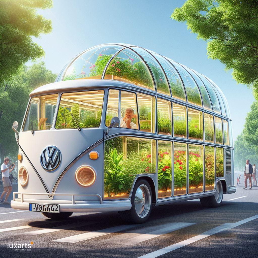 Rollin' Green: Volkswagen Bus Mobile Greenhouses for Sustainable Living luxarts volkswagen bus mobile greenhouses 5