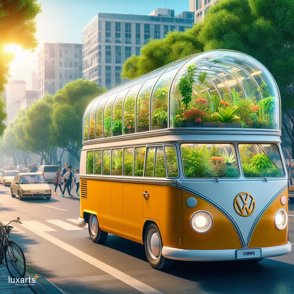 Rollin' Green: Volkswagen Bus Mobile Greenhouses for Sustainable Living luxarts volkswagen bus mobile greenhouses 6