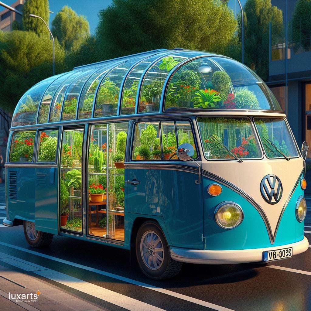 Rollin' Green: Volkswagen Bus Mobile Greenhouses for Sustainable Living luxarts volkswagen bus mobile greenhouses 7