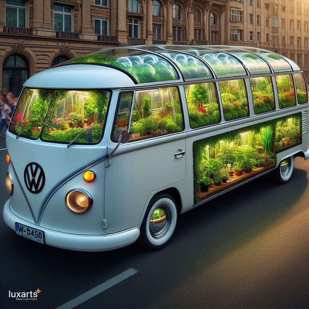 Rollin' Green: Volkswagen Bus Mobile Greenhouses for Sustainable Living luxarts volkswagen bus mobile greenhouses 9