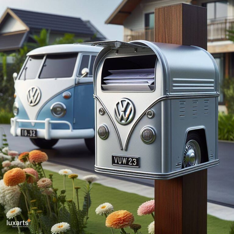 Cruise Into Nostalgia: The Volkswagen Bus Shaped Mailbox - LuxArts