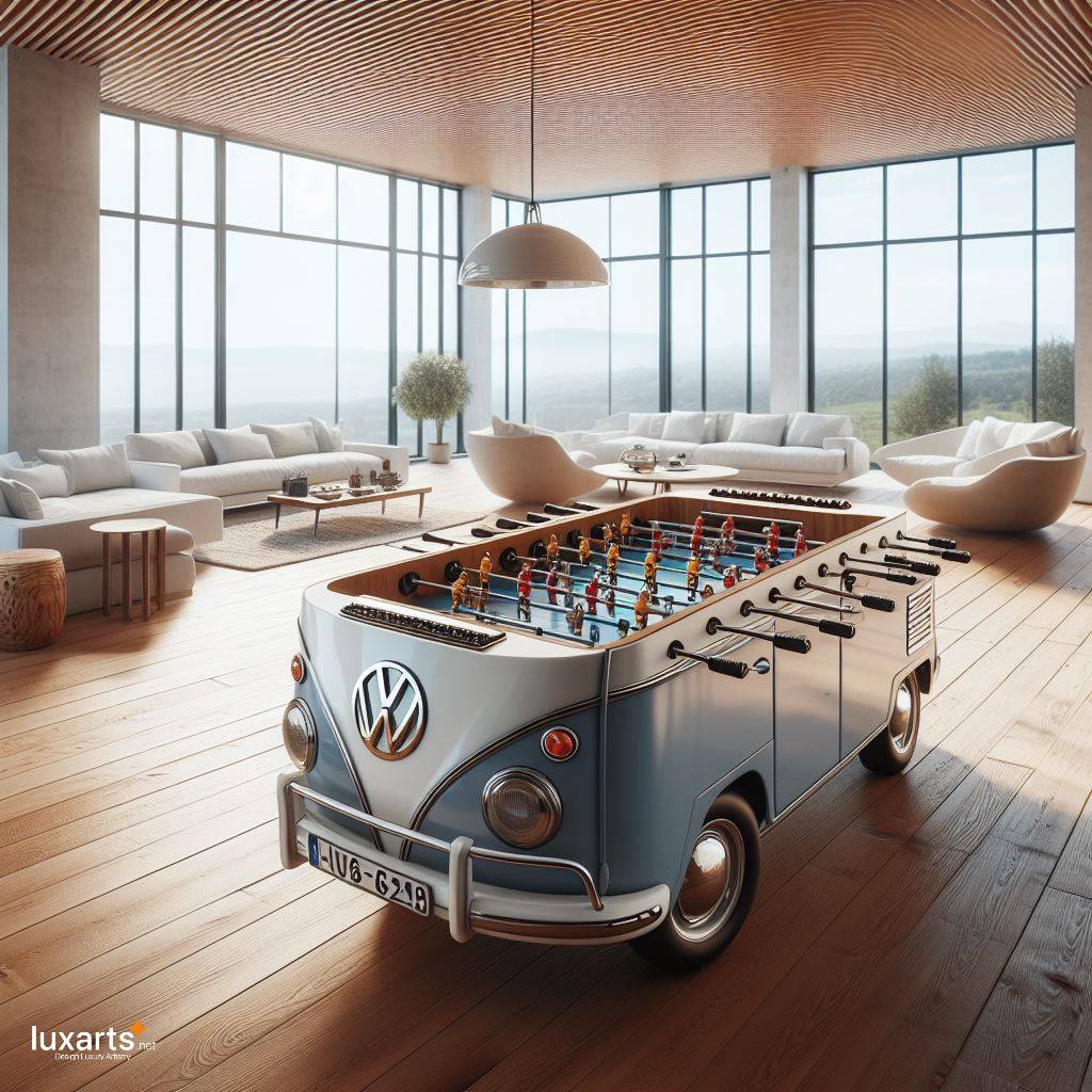Kick Off Fun and Nostalgia: Volkswagen Bus-Inspired Foosball Tables luxarts volkswagen foosball tables 1