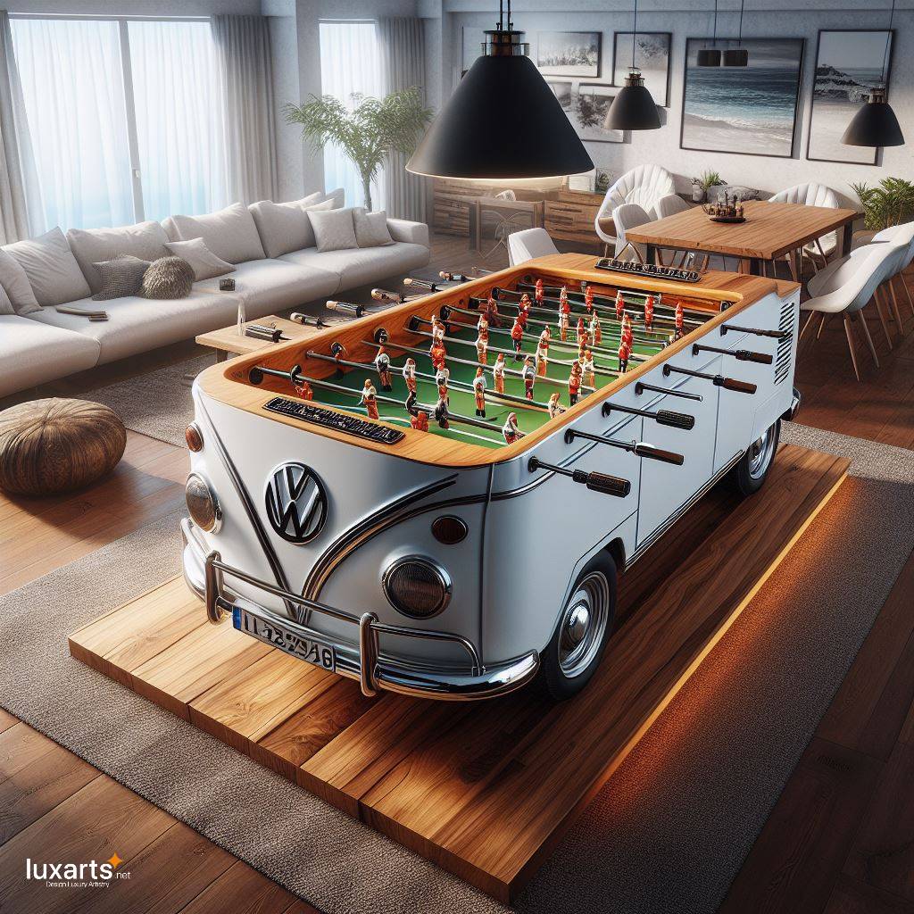 Kick Off Fun and Nostalgia: Volkswagen Bus-Inspired Foosball Tables luxarts volkswagen foosball tables 11