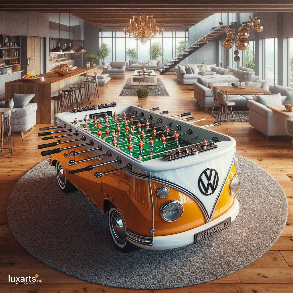 Kick Off Fun and Nostalgia: Volkswagen Bus-Inspired Foosball Tables luxarts volkswagen foosball tables 3